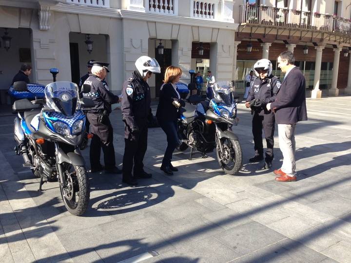 La Policía Local de Guadalajara cuenta desde hoy con cuatro nuevas motos
