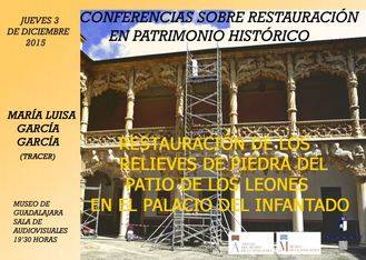 Conferencia sobre la restauraci&#243;n del Patio de los Leones del Palacio del Infantado en el Museo de Guadalajara