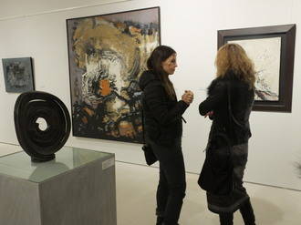 Los expertos alaban la exposición El Devenir de la Abstracción Española, que se exhibe en el Museo Sobrino