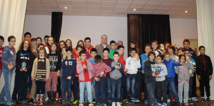Celebrada en Albalate la tercera jornada del XI Circuito de Ajedrez promovido por Diputación 