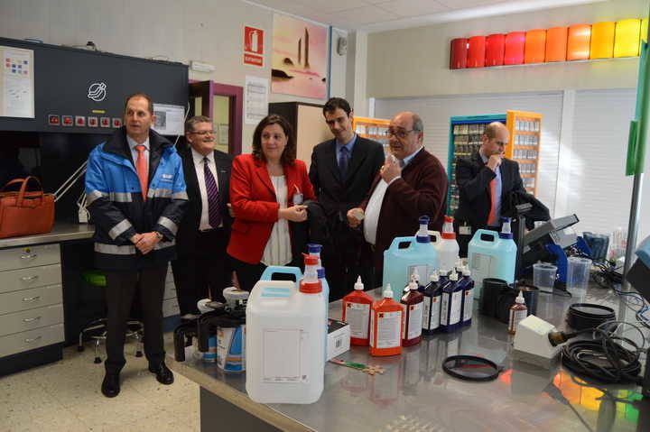 La consejera de Economía, Empresas y Empleo visita la empresa BASF Española en Guadalajara