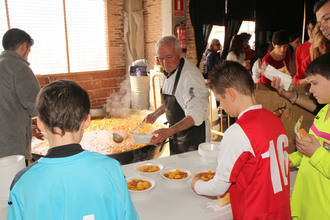 Los seteros compartieron mesa y mantel en San Vicente