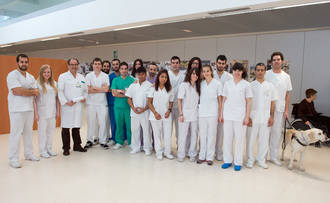 El Hospital Nacional de Parapléjicos recibe a los alumnos de fisioterapia de la ONCE
