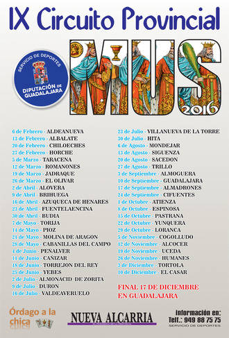 El sábado se celebra en Aldeanueva de Guadalajara la primera Fase Local del IX Circuito Provincial de Mus