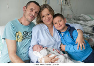 Ignacio, primer bebé del año 2016 nacido en el Hospital General Universitario de Guadalajara