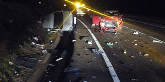 Choque de dos vehículos en El Casar con cinco heridos, dos de ellos niños