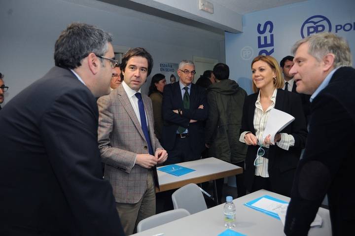 Cospedal subraya en Guadalajara el engaño de PSOE-Podemos al comprometerse por escrito a reducir la educación concertada