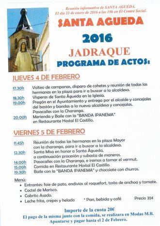 30 Aniversario de las mujeres de Santa Águeda de Jadraque