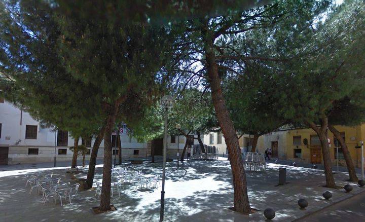 Dos pinos de la plaza de San Esteban tienen que ser talados por el riesgo de caída