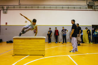 El Parkour vuelve a Sigüenza de la mano del CIJ La Salamandra