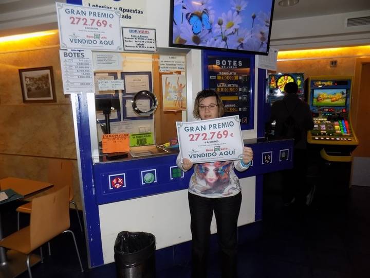 Un azudense afortunado se hace con 272.769,93 euros de la Bonoloto