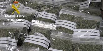 La Guardia Civil detiene a una persona en Gajanejos por tráfico de drogas