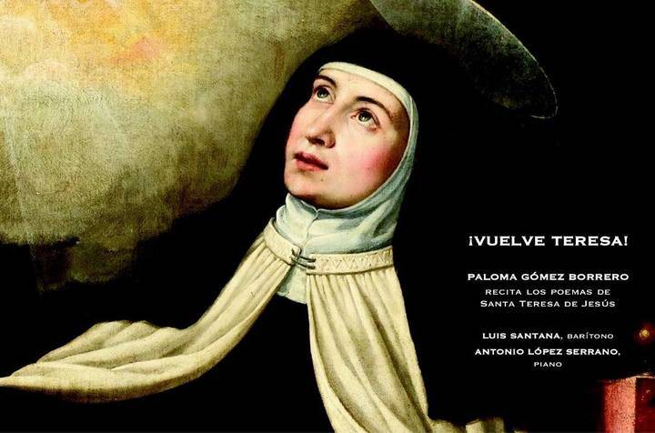 Paloma Gómez Borrero recitará poemas de Santa Teresa en Sigüenza