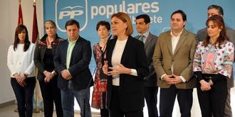 Cospedal lamenta que, en solo seis meses de Gobierno de PSOE-Podemos, volvamos a las andadas al incumplir el objetivo de déficit