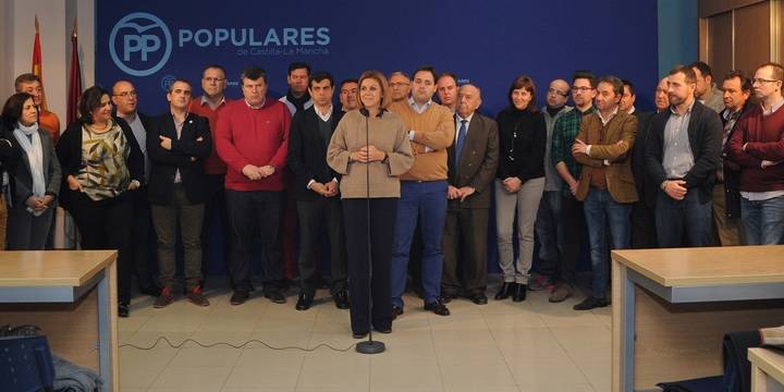 Cospedal anuncia una enmienda a la totalidad de los presupuestos de PSOE-Podemos