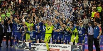 El Movistar Inter se impone en la Copa de España de Fútbol Sala celebrada en Guadalajara