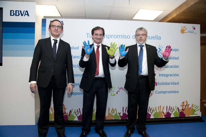 Los trabajadores de BBVA en la región eligen que la entidad apoye a la Fundación Nipace