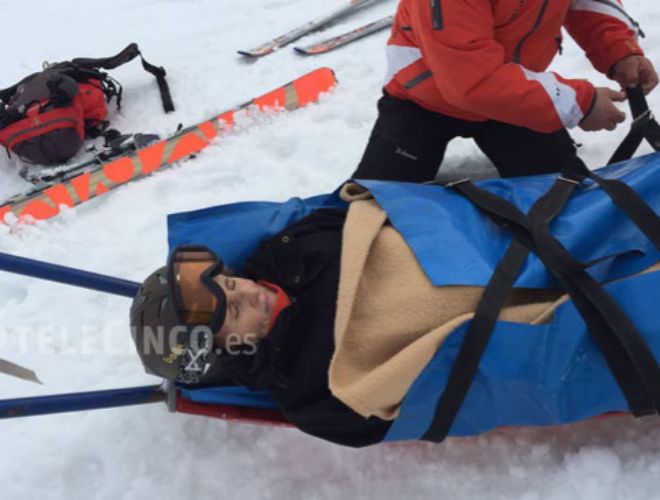 Mercedes Milá sufre un accidente mientras esquiaba en Italia