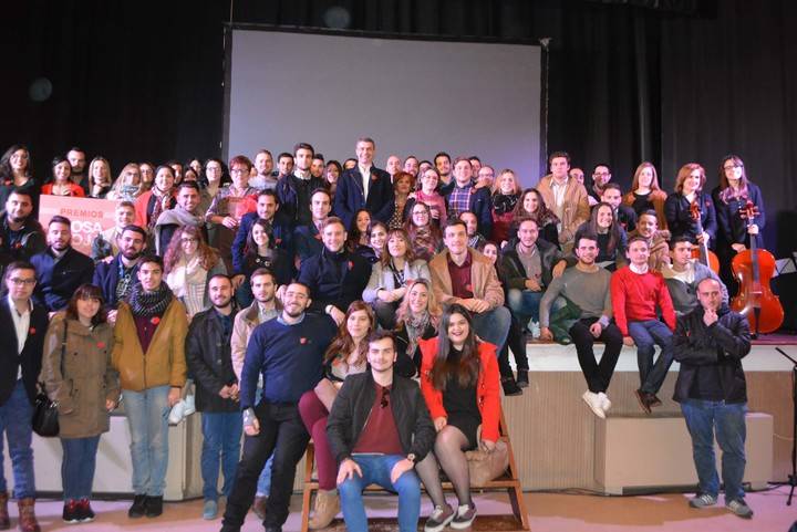 Las Juventudes Socialistas de Castilla-La Mancha entregan los VII Premios Rosa Roja