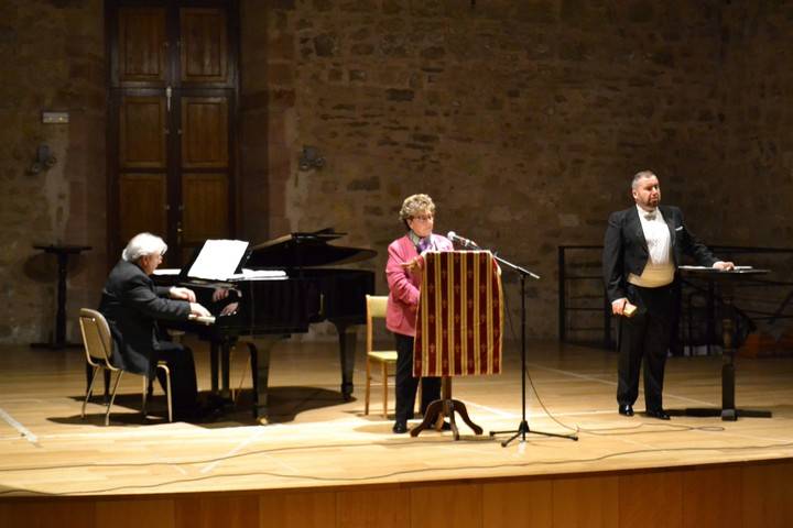 Paloma Gómez Borrero le puso la voz a Santa Teresa y a San Juan de la Cruz en Sigüenza