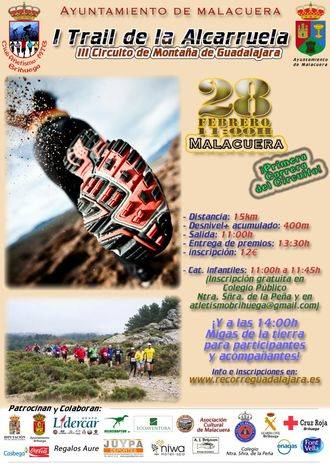 El I Trail dela Alcarruela abre el III Circuito de Montaña de Guadalajara