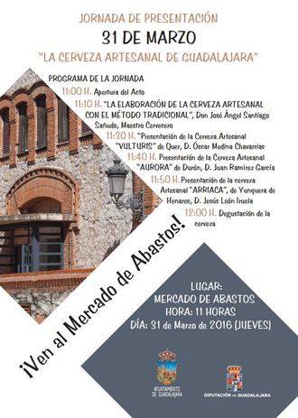 La cerveza artesanal de Guadalajara, protagonista este jueves en el Mercado de Abastos