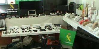 La Guardia Civil desarticula la organización criminal de aluniceros más activa de Madrid, Toledo y Guadalajara