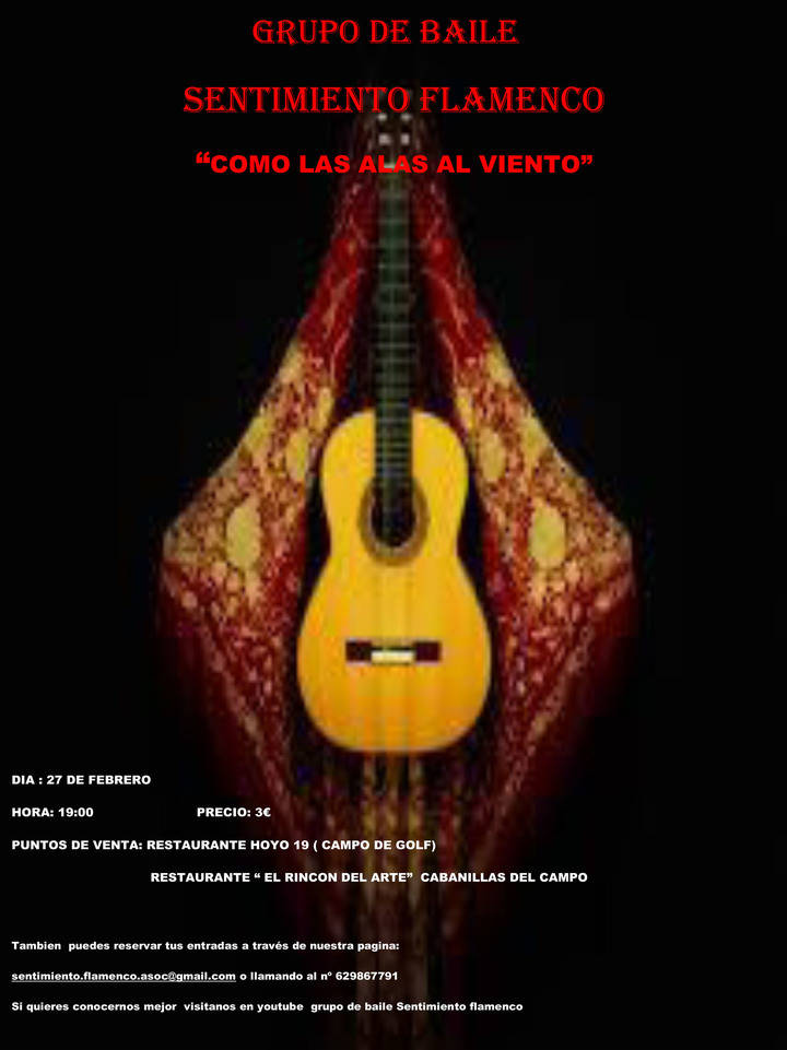 Flamenco y una nueva exposición, actividades culturales de los próximos días en Cabanillas