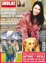 ¡HOLA! Esther Doña, la nueva novia del Marqués de Griñón