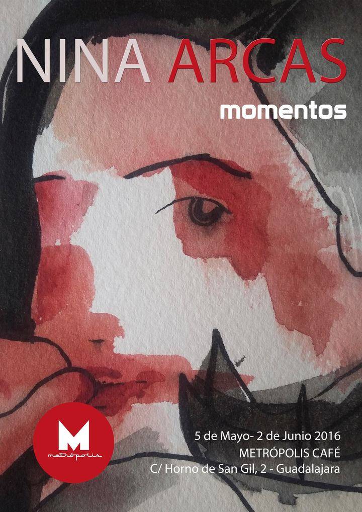“Momentos”, de Nina Arcas, desde este jueves en Metrópolis Café