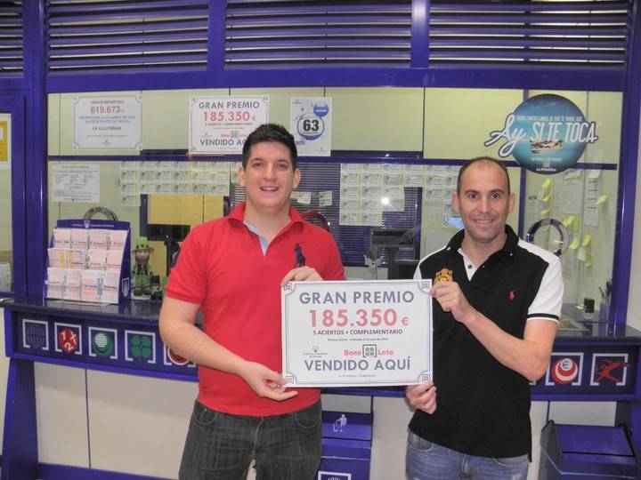 Guadalajara está de racha: Un boleto de la bonoloto del 5+C sellado en el Ferial Plaza premiado con 185.350,55 euros