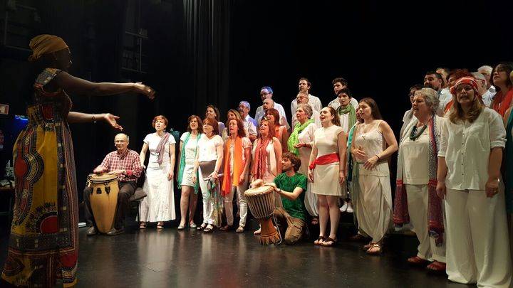 La música africana llegó al corazón de Cabanillas