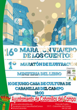 Cabanillas acogerá por 16º año el “Maratón Viajero”, esta vez con Maratón de Ilustración y Feria del Libro