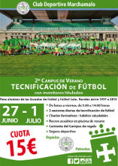 El campus de tecnificación de fútbol se consolida junto al CD Marchamalo