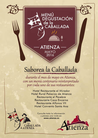 Seis restaurantes de Atienza ofrecen durante el mes de mayo el Menú de Degustación de La Caballada
