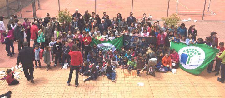 La Diputación entrega ‘Banderas Verdes’ a colegios de la provincia en el 10º Encuentro Ecoescuelas en Tórtola de Henares