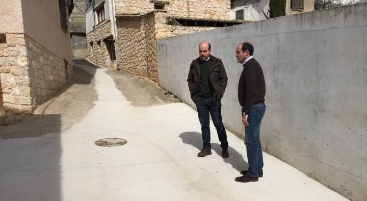 La Diputación invierte más de 200.000 euros en obras de pavimentación y renovación de redes en los pueblos