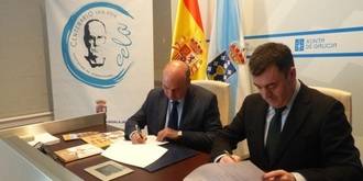 El presidente de la Diputación sella la colaboración con la Fundación Cela para impulsar el ‘Viaje a la Alcarria’