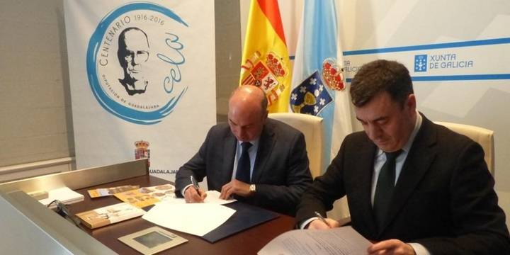 El presidente de la Diputación sella la colaboración con la Fundación Cela para impulsar el ‘Viaje a la Alcarria’