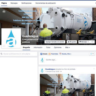 Guadalagua estrena perfiles en las redes sociales Twitter y Facebook