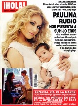 ¡HOLA! Paulina Rubio posa por primera vez con su bebé, Eros