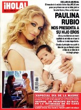 ¡HOLA! Paulina Rubio posa por primera vez con su bebé, Eros