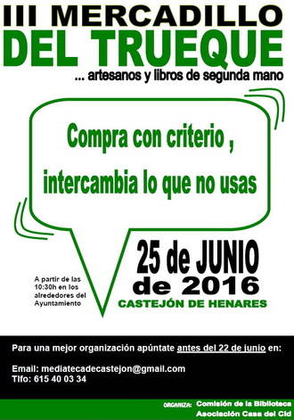El trueque vuelve a Castejón de Henares
