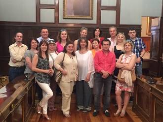 Profesores de ocho países europeos visitan la Diputación Provincial