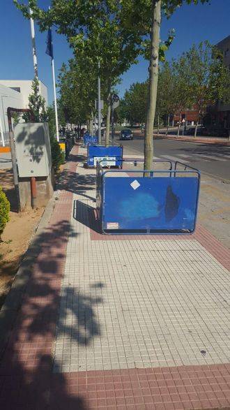 En marcha las obras de nivelado de alcorques en dos importantes vías de la capital