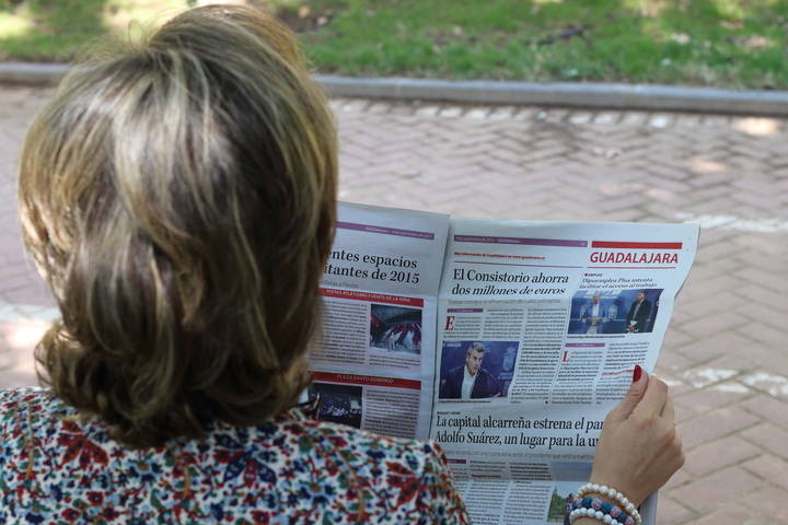 Viernes primaveral en Guadalajara con sol y con el mercurio en los 20ºC