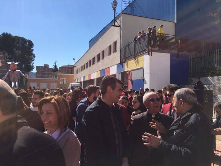 Antonio Román da la bienvenida a los participantes en el Encuentro de Jóvenes Cristianos de Castilla La Mancha