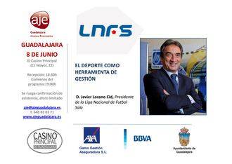 Los jóvenes empresarios de Guadalajara se traen a Javier Lozano para hablar de deporte y gestión