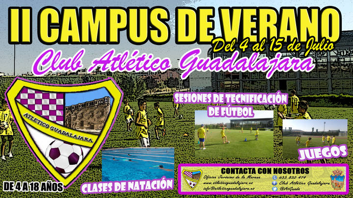 Abierto el plazo de inscripción para el campus de verano del Club Atlético Guadalajara