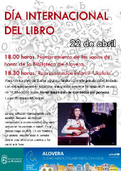 Música, cuentos, teatro, poesía y Roald Dahl y mucha solidaridad serán los protagonistas del Día del Libro de Alovera